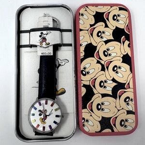 vintage Disney Mickey Mouse painter rainbow marker watch new old stock